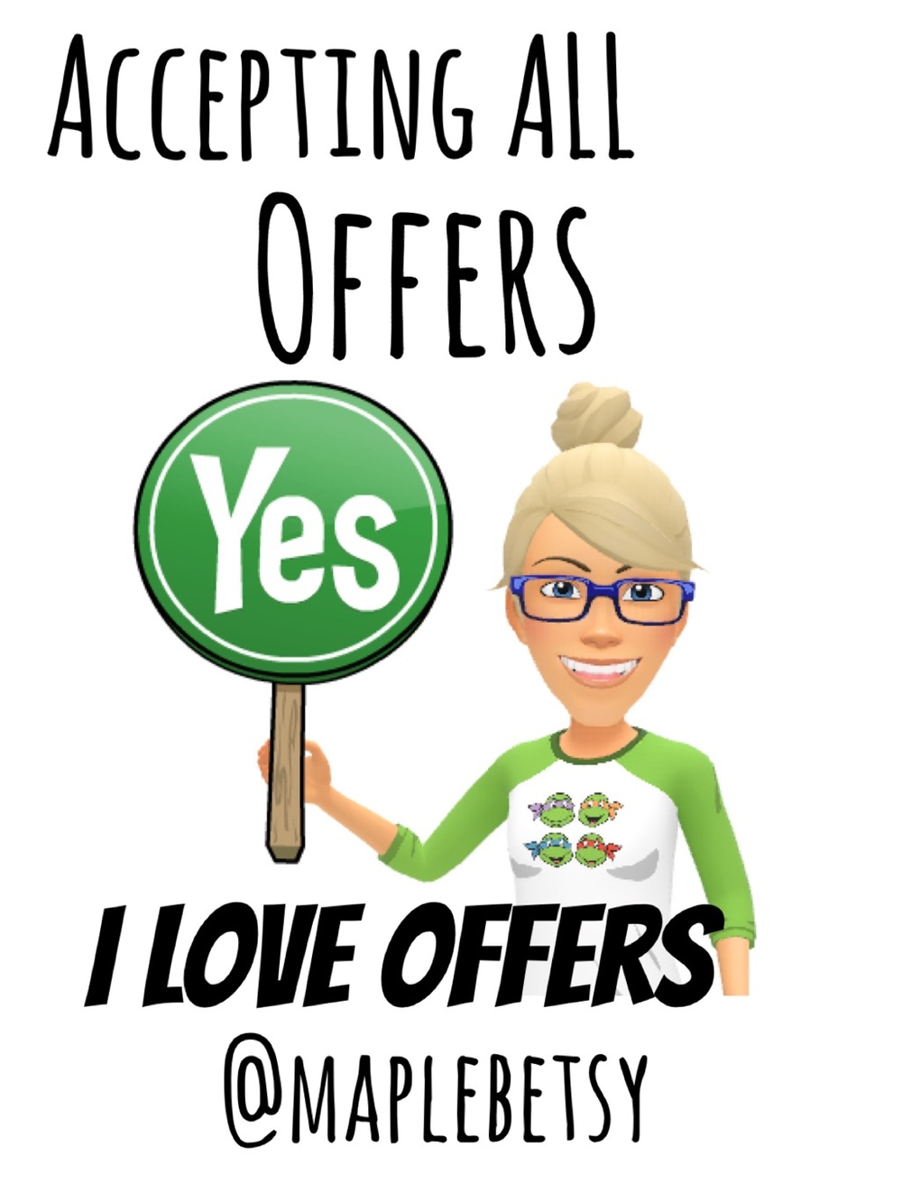 I love offers and I usually say YES 🙌